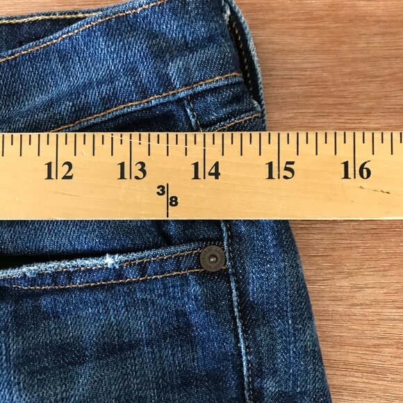 Citizens of Humanity Kelly# 063 Stretch Low Waist Cropped Jeans Women 26 Blue - Picture 12 of 14